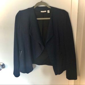 Waterfall Black and Navy Chevron Blazer